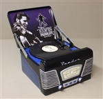 ELVIS PRESLEY RECORD PLAYER COOKIE JAR Vandor 2005 Ceramic Mint In Box Unused