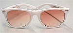 Retro, Fifties Rocker Style Sunglasses, in white
