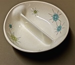 Vintage STARBURST  FRANCISCAN Divided Bowl