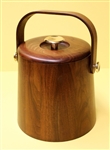 Vintage WALNUT ICE BUCKET