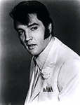 8 x10 Glossy, Black & White - Elvis Presley