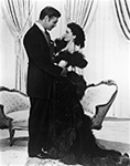 8 x10 Glossy, Black & White - "Gone With The Wind", Clark Gable and Vivian Leigh