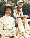 8 x10 Glossy, Color - "African Queen", Katharine Hepburn, Humphrey Bogart