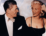8 x10 Glossy, Color - Ronald Reagan, Marilyn Monroe