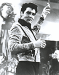 8 x10 Glossy, Black & White - Elvis Presley