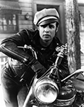 8 x10 Glossy, Black & White - "Wild One", Marlon Brando