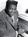 8 x10 Glossy, Black & White - Fats Domino