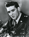 8 x10 Glossy, Black & White - Elvis Presley