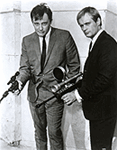 8 x10 Glossy, Black & White - "Man From U.N.C.L.E.", Robert Vaughn, David McCallum