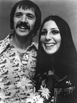 8 x10 Glossy, Black & White - Sonny and Cher
