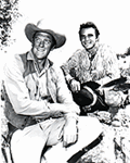 8 x10 Glossy, Black & White - "Gunsmoke", Burt Reynolds, James Arness