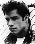 8 x10 Glossy, Black & White - "Grease", John Travolta