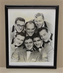8 x10 Glossy B&W Photo of BILL HALEY AND THE COMETS Framed.